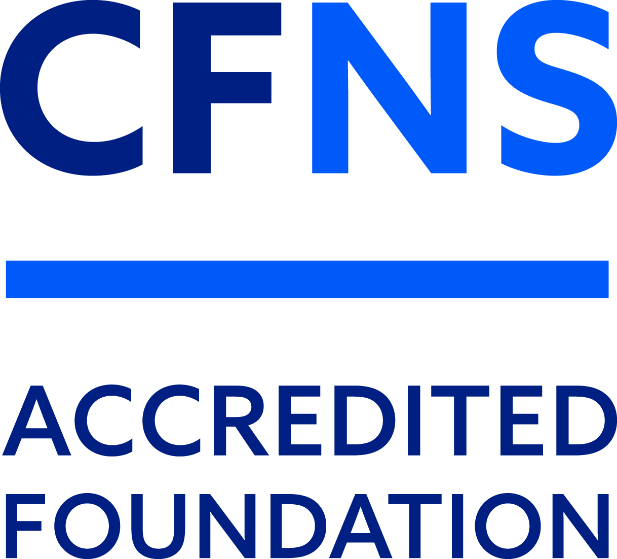 Graphic reading CFNS Accredited Foundation