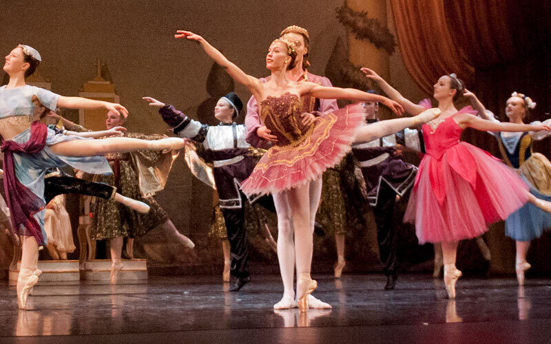 Ballerinas perform onstage supported by a Musgrave arts grant