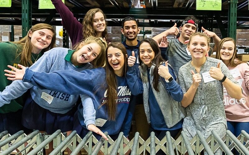 Group photo of young adults involved in a youth empowerment project at CFO