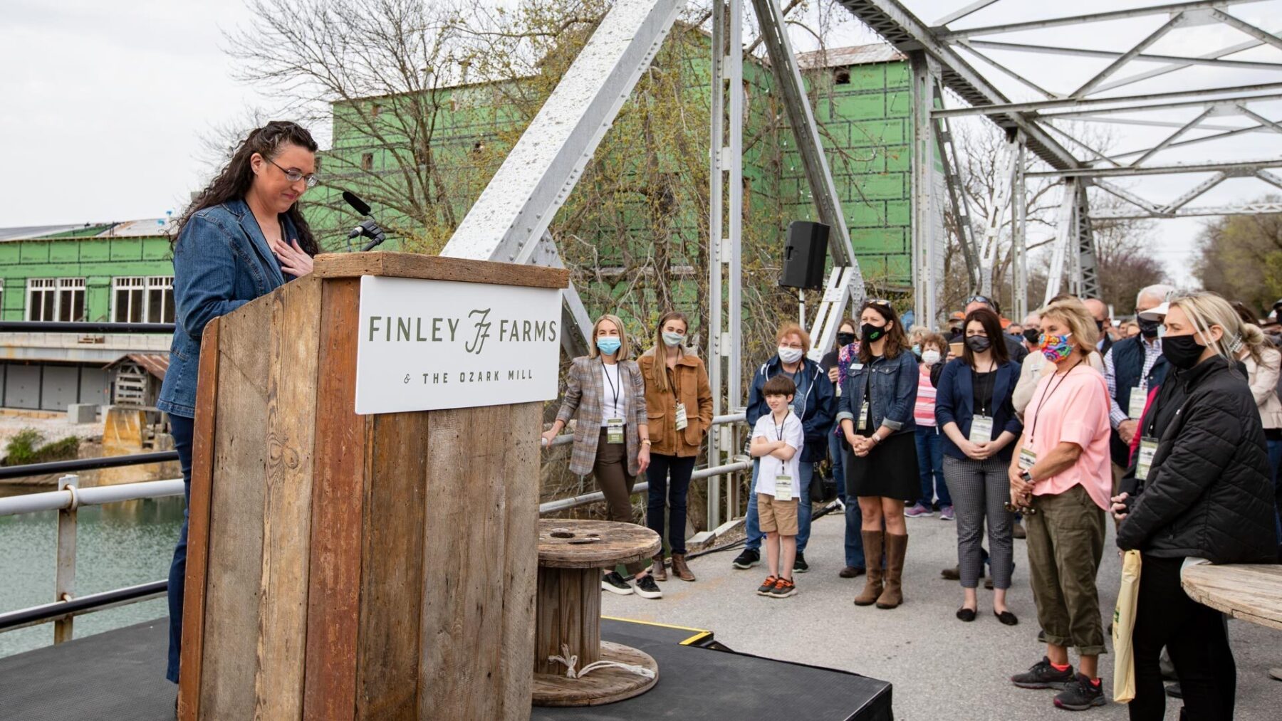 Kris dyer riverside bridge finley farms ozark